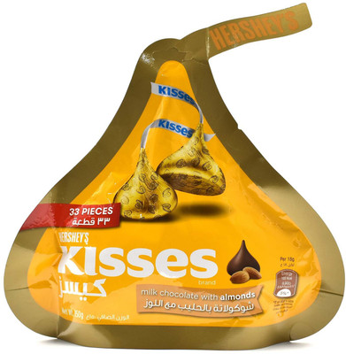 

Hershey's Kisses Milk Chocolate with Almonds - 150g Bars(150 g)