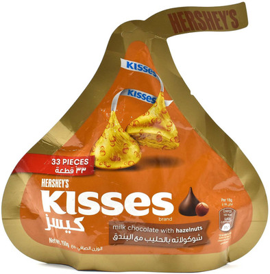 

Hershey's Kisses Milk Chocolate with Hazelnuts - 150g Bars(150 g)
