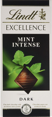 

Lindt Excellence Mint Intense Dark Chocolate - 100g Bars(100 g)
