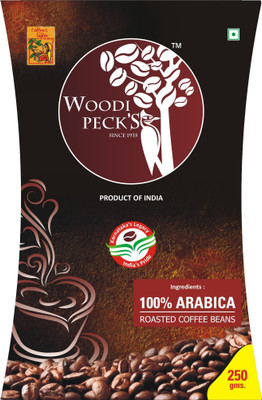 

WoodiPecks 100% Arabica roasted beans Roast & Ground Coffee(250 g)