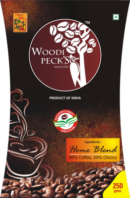 

WoodiPecks Filter Coffee blended with Chicory - 80-20 Filter Coffee(250 g)