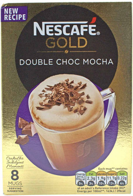 

Nescafe Gold Double Choc Mocha, 8 Mugs - 184g (8x22g) Instant Coffee(184 g, Chocolate Flavoured)
