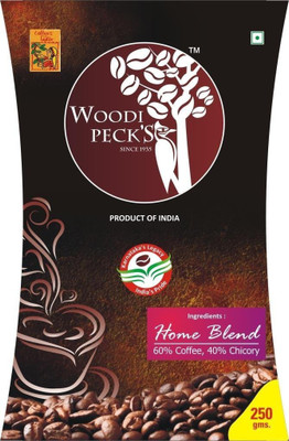 

WoodiPecks Filter Coffee blended with Chicory - 60-40 Filter Coffee(250 g)