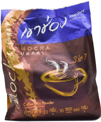 

Khao Shong Mocha 3in1 Coffee Mix Powder- 660G (30x22g) Instant Coffee(660 g)