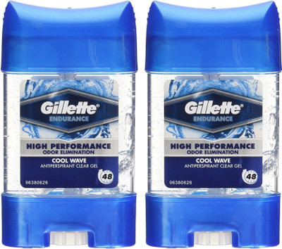 

Gillette Cool Wave Clear Gel Deodorant Stick - For Men 70ml pack of 2 Deodorant Gel - For Men(140 ml, Pack of 2)