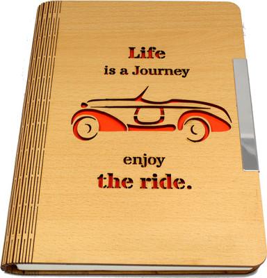 

Stealodeal A5 Diary(Life is a Journey Enjoy the ride, Brown)