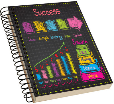 

Blazejets A5 Notebook(Innovative Acrylic Notebook, Multicolor)