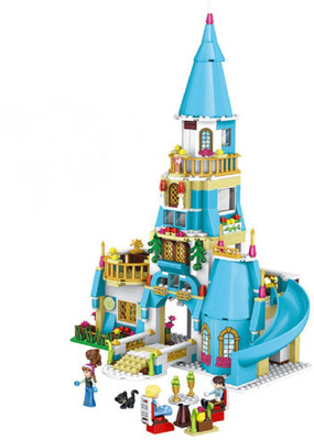 

Montez 37008 561 pcs Happy Princess Castle Building Block Set Doll House(Multicolor)