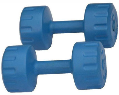 

INDIAN FITNESS BEST QUALITY 5 KG PVC FIXED WEIGHT DUMBBELL PACK OF ( PAIR ) Fixed Weight Dumbbell(10 kg), Blue