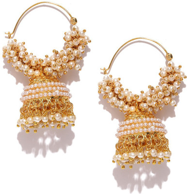 

You Bella Stylish Fancy party Wear Jewellery Alloy Jhumki Earring