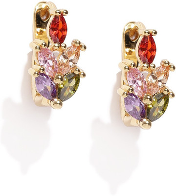 

You Bella Stylish Fancy party Wear Jewellery Alloy Hoop Earring
