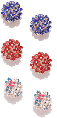 

You Bella Stylish Fancy party Wear Jewellery Alloy Earring Set