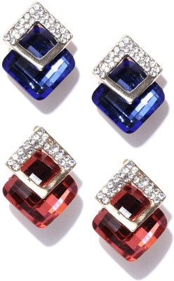

You Bella Stylish Fancy party Wear Jewellery Alloy Earring Set