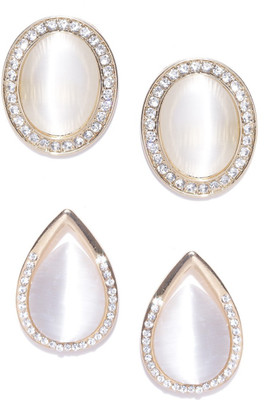 

You Bella Stylish Fancy party Wear Jewellery Alloy Earring Set