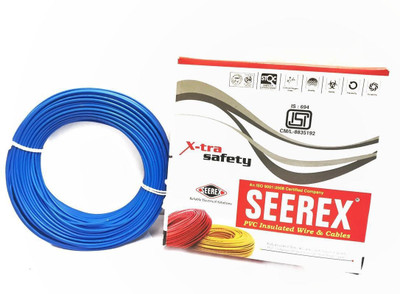 

Seerex PVC 4 sq/mm Blue 80 m Wire(4 sq mm Blue)