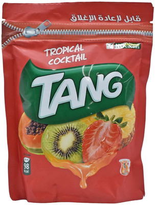 

Tang Tropical Cocktail Flavor Instant Drink Stay Fresh Pack - 500g Energy Drink(500 g, Tropical Cocktail Flavored)
