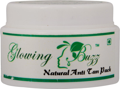 Glowing Buzz Natural Anti Tan Pack for Face, Dark Under Arms and Hands(50 ml)