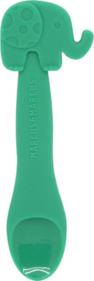 

Marcus & Marcus Baby Silcone Feeding Spoon - Ollie the Elephant - Foodgrade silicone(Green)
