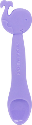 

Marcus & Marcus Baby Silcone Feeding Spoon - Willo the Whale - Foodgrade silicone(Purple)