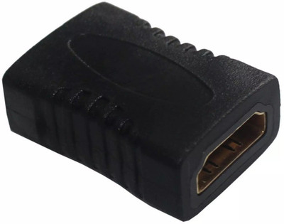 

GVAAS HDMI Female to HDMI Female Cable Extension Extender Coupler Jointer - Only for Regular Size HDMI, Not for Micro Or Mini HDMI Ports Gaming Adapter(Black, For X-box 360, PS4, Xbox One, PC, PS3, PS2, 3DS, Wii U, Mac OS)