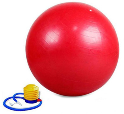 

Lemish Anti Burst Yoga Ball & Gym Ball-Red Color Gym Ball(With Pump)