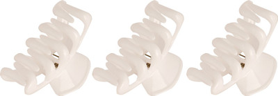 

AccessHer White Color Acrylic Material Stone Butterfly clip For Women Hair Claw(White)