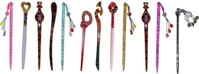 

BULK Combo of Multi Color Juda Sticks Bun Stick(Multicolor)