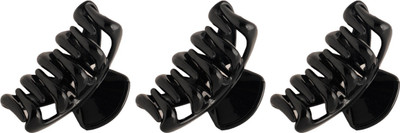 

AccessHer Black Color Acrylic Material Stone Butterfly clip For Women Hair Claw(Black)