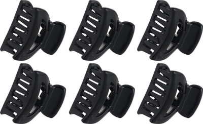 

AccessHer Black Color Acrylic Material Stone Butterfly clip For Women Hair Claw(Black)