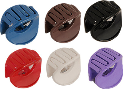 

AccessHer Multi Color Acrylic Material Stone Butterfly clip For Women Hair Claw(Multicolor)