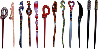 

MUKTT Combo of Multi Color Juda Sticks Bun Stick(Multicolor)
