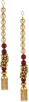 

Sri Shringarr Fashion Fancy Hair Accessory/Hair Brooch/Hair Jewellery for Women Hair Chain(Gold)