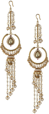

Sri Shringarr Fashion Fancy Hair Accessory/Hair Brooch/Hair Jewellery for Women Hair Chain(Gold)
