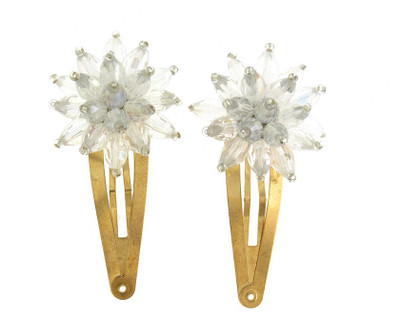 

Anuradha Art Jewellery HP-468 Tic Tac Clip(White)