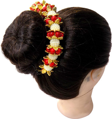 

Confidence Hair Accessories Gajra | Hair Accessories For Women Wedding Bun(Multicolor)