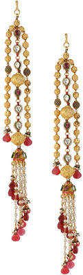 

Sri Shringarr Fashion Fancy Hair Accessory/Hair Brooch/Hair Jewellery for Women Hair Chain(Gold)
