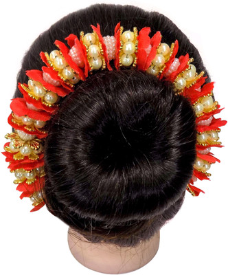 

Prime Gajra For Hair Bun Making, Hair Accessories For Women, Multicolored Bun Clip(Multicolor)