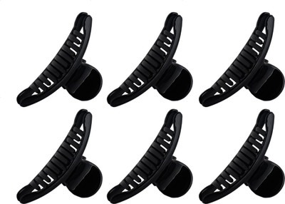 

AccessHer Black Color Acrylic Material Stone Butterfly clip For Women Hair Claw(Black)