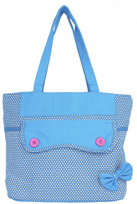 Aliado Hand-held Bag(Blue, Black), Black;blue