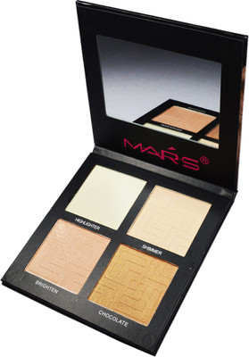 

Mars Imported 3D Highlighter Palette 4in1 Makeup 23034-01 Highlighter(Multicolor)