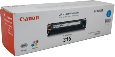 

Canon 316 cyan Single Color Ink Toner(Cyan)
