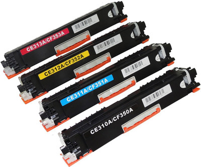 

Best 4U CE350A/ 351A/ 352A/ 353A Multi- Color HP Laserjet Toner Cartridge - Multi Color Ink Toner(Cyan, Magenta, Yellow, Black)