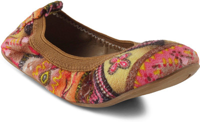 

KITTENS Girls Slip on Ballerinas(Brown