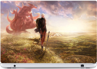 

Rawpockets Nine tailed Demon Fox Made from Premium quality brand Avery Dennison PVC Vinyl Laptop Decal 15.6