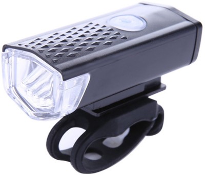 Amazing 300 lumens Cycling Bicycle LED Lamp USB Rechargeable Bike Head Front Light Torch LED Front Light(Black)