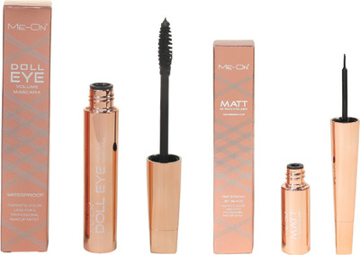 

Me-On Matt Eyeliner and Doll Mascara Waterproof(Pack of 2)