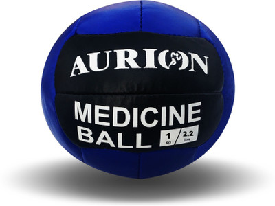 

Aurion AURION 1 kg medicine ball Slam No bounce Medicine Ball(Blue, Diameter: 19 cm), White