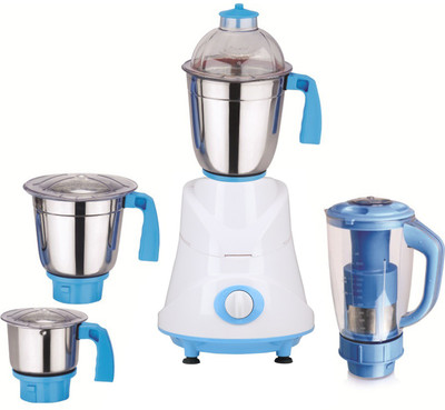 

SilentPowerSunmeet S_ tlerBlue4jar600W 600 W Mixer Grinder(Blue, 4 Jars)