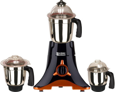 

SilentPowerSunmeet S_StarBlack3jar600W 600 W Mixer Grinder(Multicolor, 3 Jars)