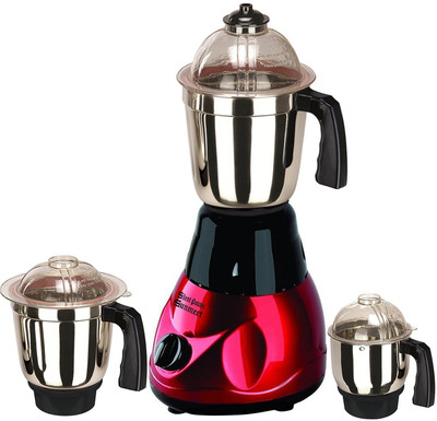 

SilentPowerSunmeet S_MrfMetallicRed3jar750W 750 W Mixer Grinder(Multicolor, 3 Jars)
